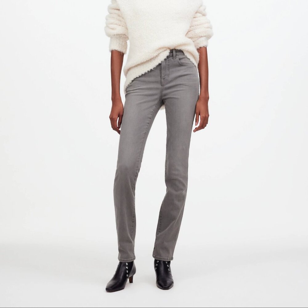 Madewell Petite Curvy Mid Rise Stovepipe Jeans in Hallandale Wash Size 27P